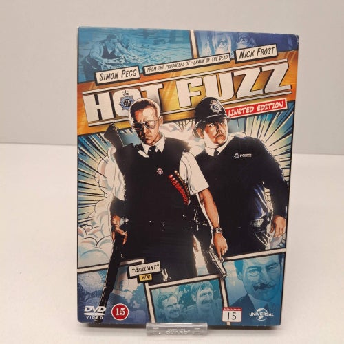 Hot Fuzz - Limited Edition - Region 2, DVD-Film, Svensk text, Fint skick