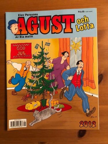 *Nyskick*Agust och Lotta 2012 seriealbum/serietidning/julalbum/jultidning 34 sid