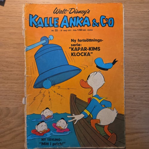 Walt Disney's KALLE ANKA & C:O Nr 22 1971
