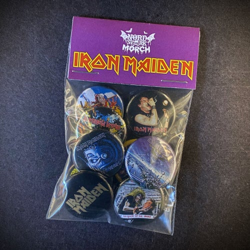 9 st Iron Maiden pins #2 (25 mm) * gratis porto *
