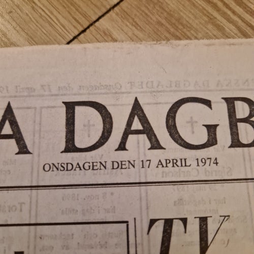 Svenska Dagbladet 17 april 1974
