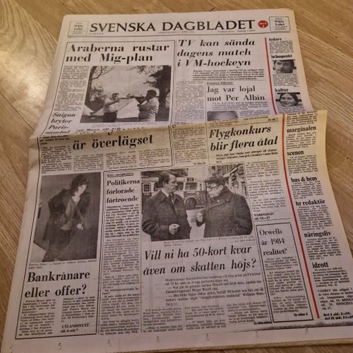 Svenska Dagbladet 17 april 1974
