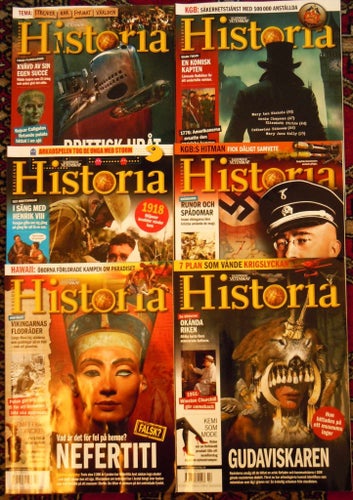 VÄRLDENS HISTORIA 6 nummer från 2025 ( 9 t.om. 14 )