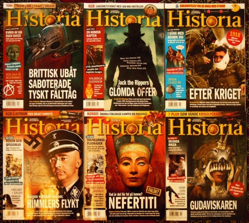VÄRLDENS HISTORIA 6 nummer från 2025 ( 9 t.om. 14 )