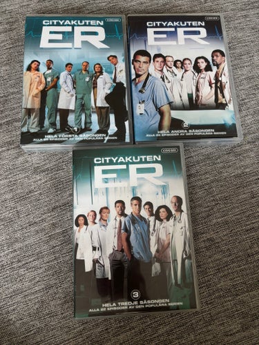 Cityakuten ER - Säsong 1, 2 och 3 (DVD)