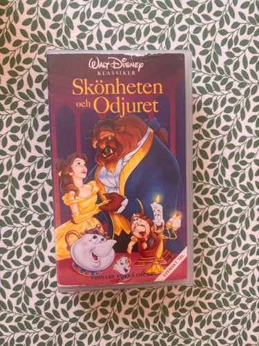Skönheten och Odjuret – Disney Klassiker – Svenskt Tal – VHS