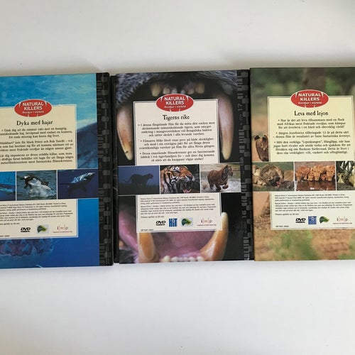 Natural Killers: Lejon, Hajar och Tigrar DVD-box