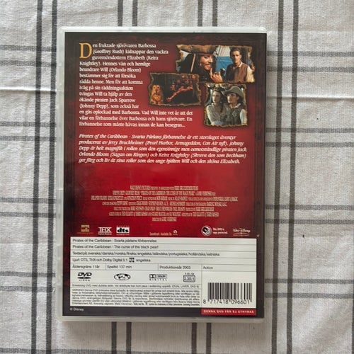 Pirates of the Caribbean: Svarta Pärlans Förbannelse (DVD)
