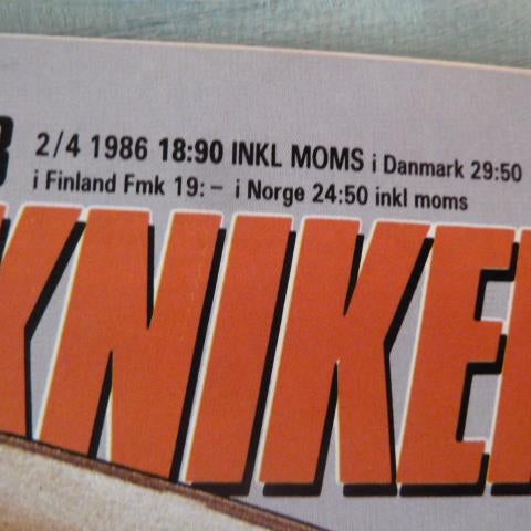 TEKNIKENS VÄRLD, 02/04 1986, NR 8,