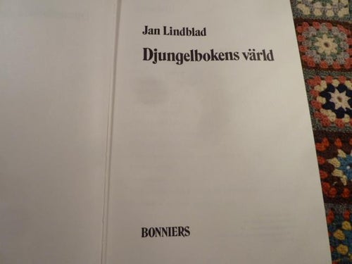DJUNGELBOKENS VÄRLD, J. LINDBLAD, 1979,  BÖCKER