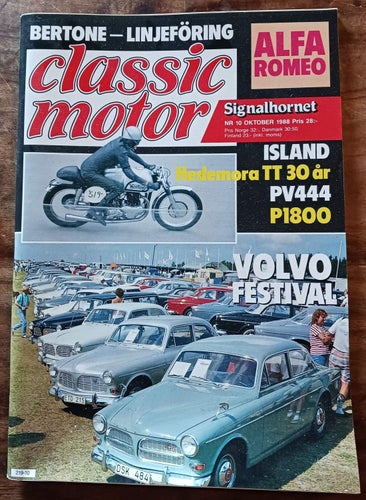 Classic Motor Signalhornet / Nr 10 Oktober 1988