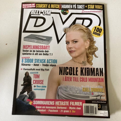 ALLT OM DVD. NR.3 2004. NICOLE KIDMAN, TOM CRUISE, STARSKY & HUTCH.