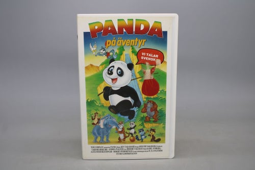 Panda på äventyr - Svenskt tal - VHS