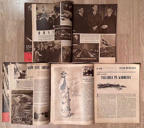 Vecko-Journalen Årgång 1946, 5 st.