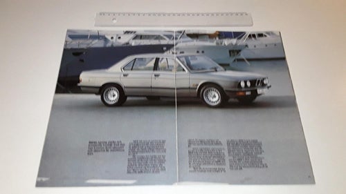 BMW 518i 528i 53 nr sidor tryckt 1982? text svenska