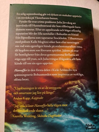 Havsoffer av Kicki Sehlstedt deckare pocket