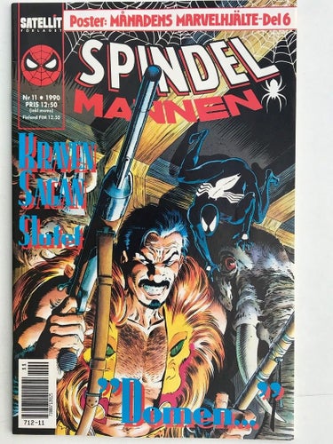 Spindelmannen - 1990:11. VF med poster