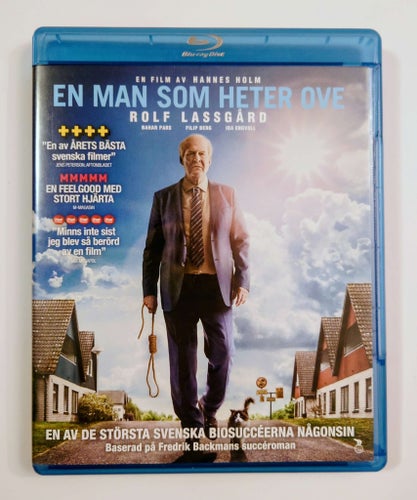 EN MAN SOM HETER OVE - Spegelblank Bluray - billig frakt