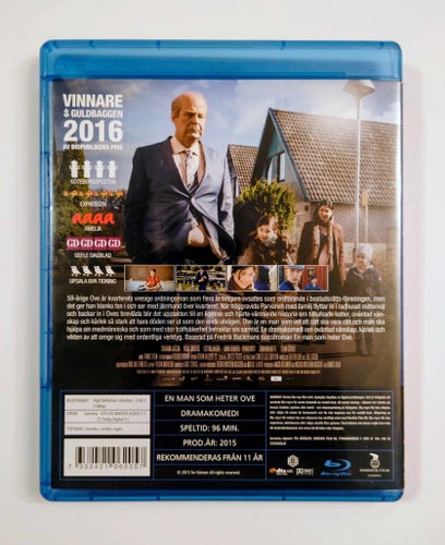 EN MAN SOM HETER OVE - Spegelblank Bluray - billig frakt