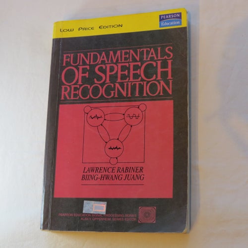 Fundamentals of Speech Recognition av Lawrence Rabiner och Biing-Hwang Juang,