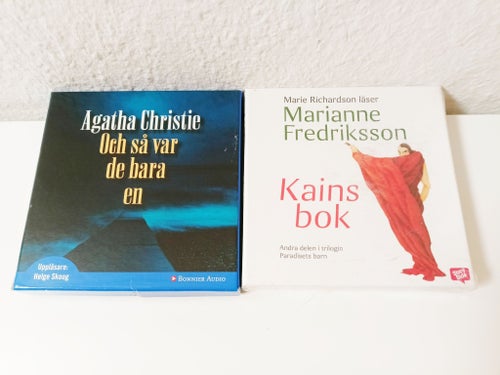 2st Ljudböcker Kvinnliga Författare 12CD Christie Fredriksson Kains Bok mfl