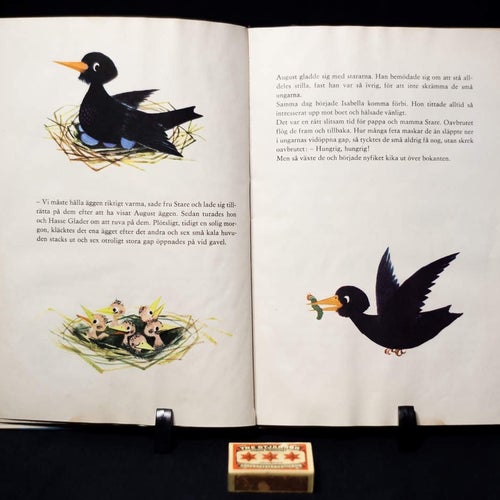 Hasse Glader och fågelskrämman. - Retro/Illustration/70-tal.