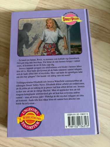 Tvillingarna i Sweet Valley Livsfarlig linje av Francine Pascal