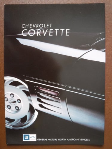 Försäljningsbroschyr Chevrolet Corvette 1991