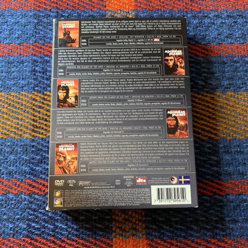 Apornas planet 1 2 3 4 5 / the Planet of the Apes | DVD | Collection Box