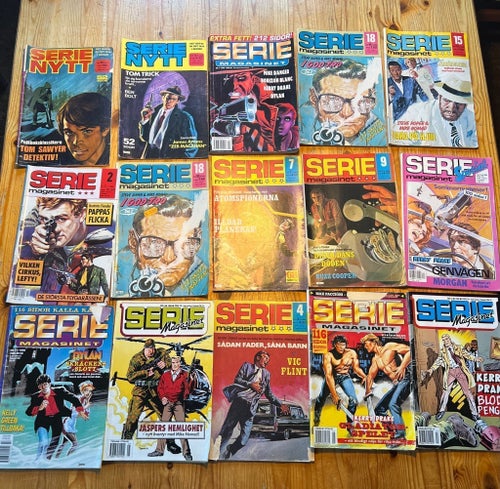 Samling av Serie Magasinet - Årgång 1979-1991