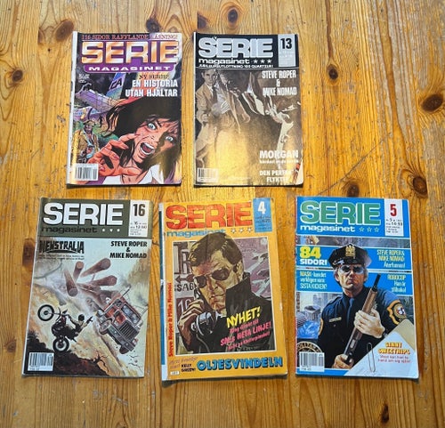 Samling av Serie Magasinet - Årgång 1979-1991
