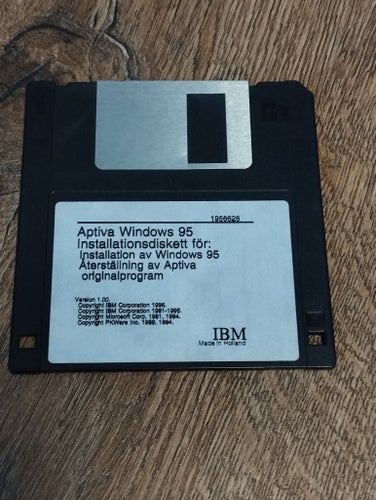 Aptiva Windows 95 Installationsdiskett