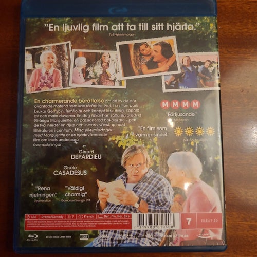 Mina eftermiddagar med Marguerite - Gerard Depardieu -Blu-ray