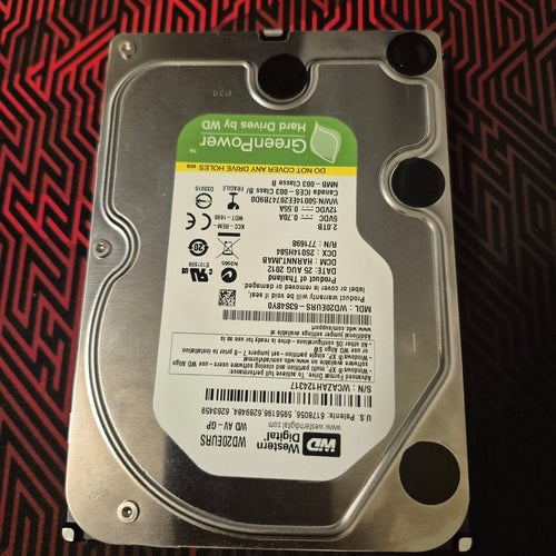 WD Green Power 2TB Hårddisk
