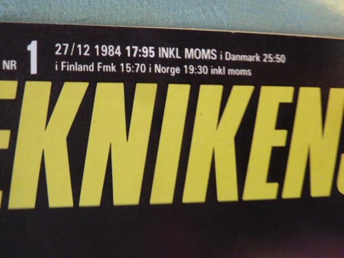 TEKNIKENS VÄRLD, 27/12 1984, NR 1,