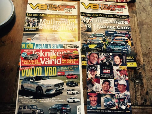 4 motortidningar från 2017/2018