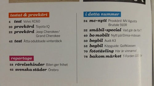 Vi bilägare nr 14 2008: MV Agusta Brutale 910R, Toyota IQ, Jeep Cherokee/Grand
