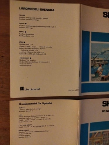 Skriva 1-2 av Bo Nordlund. bok. Very Fine plus