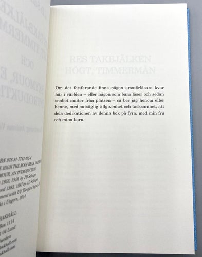 Res takbjälken högt, timmermän av J. D. Salinger