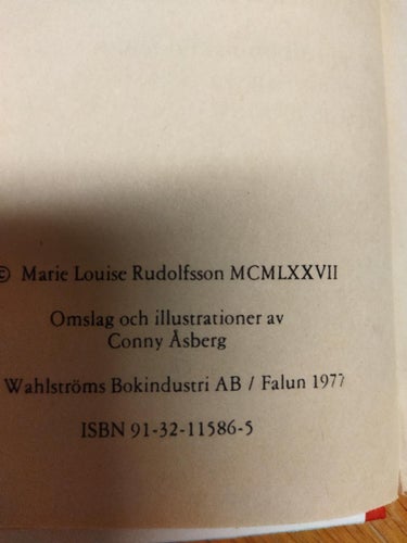 Vitnos går i skolan - Marie Louise Rudolfsson. bok. Very Fine plus