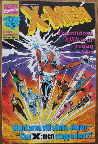 X-MEN 1994 Specialnummer tunt ex fritt nummer
