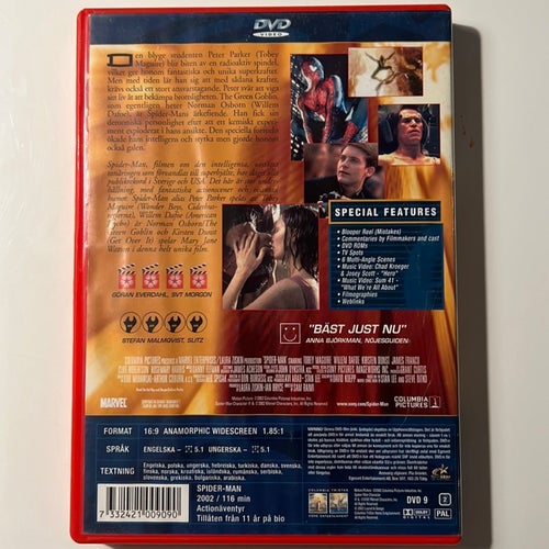 Spider-Man (Tobey Maguire, Kirsten Dunst, Willem Dafoe)