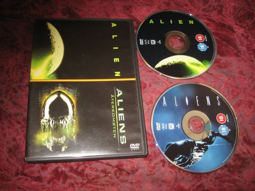 ALIEN + ALIENS ÅTERKOMSTEN (SIGOURNEY WEAVER,BILL PAXTON) 2-DISC DVD
