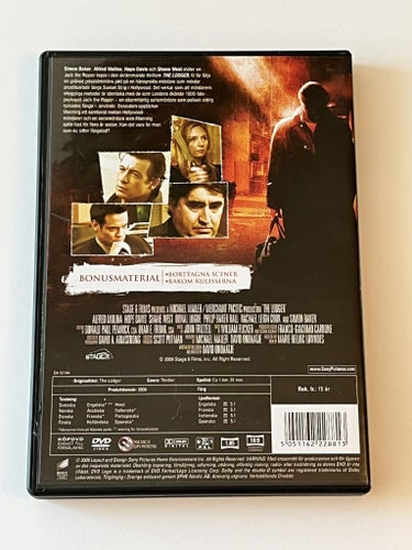 The lodger (Rachel Leigh Cook & Simon Baker). Beg. DVD