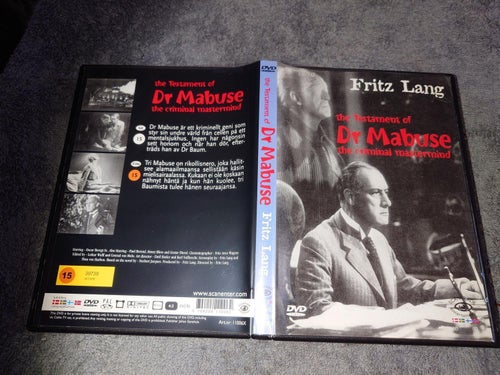 The Testament Of Dr Mabuse The Criminal Mastermind (av Fritz Lang)