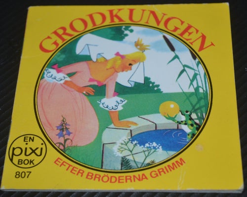 Äldre Pixi bok Grodkungen