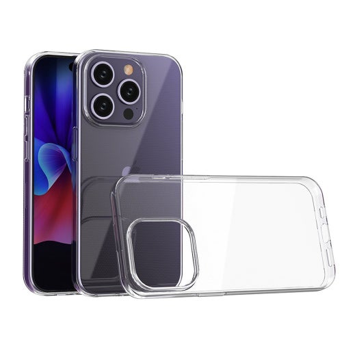 iPhone 14 Pro Klart TPU Skal - Transparent | Fri Frakt!