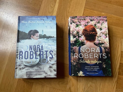 Nora Roberts - Three Sisters Island-trilogin & Irlands-trilogin