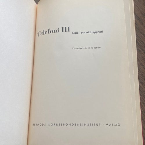 TELEFONI III - Hermods Korrespondensinstitut