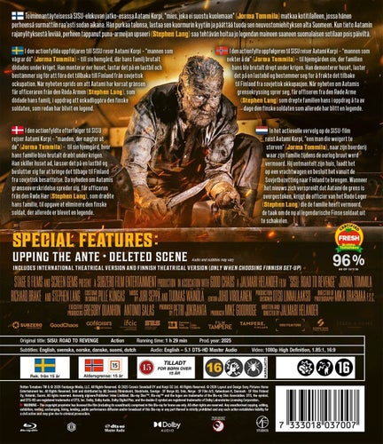 Sisu: Road to Revenge (Blu-ray) **NY och INPLASTAD**
